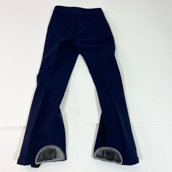 Obermeyer Snow Pants Womens 14 Wool Nylon Zipper Pockets Hook & Eye Ski Blue - Picture 8 of 10
